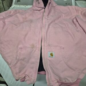 Carhartt Kids Light Pink Hoodie Jacket